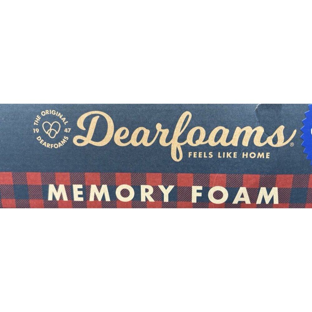 Dearfoams Men's Slippers Memory Foam Charcoal Size XL 13-14 Wool Blend NEW - Picture 2 of 6